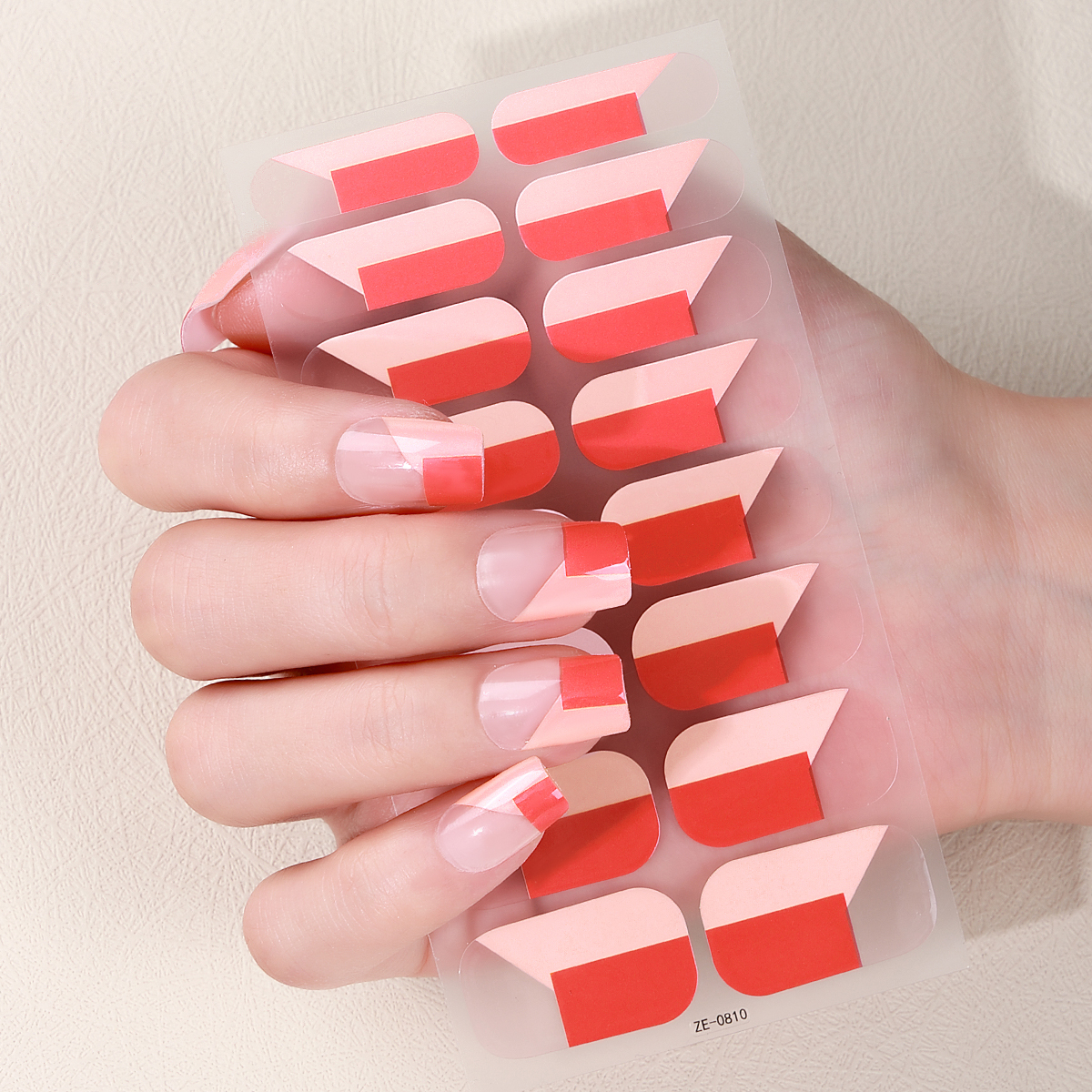 16Tips Full Cover French Nail  - Full Cover Adhesive 리뷰 및 가격