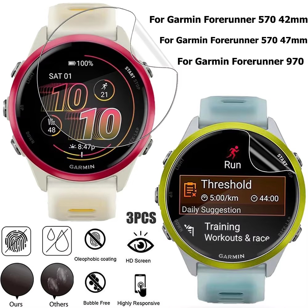 1-3Pcs Hydrogel Film For Garmi - Smartwatch Screen Film 리뷰 및 가격