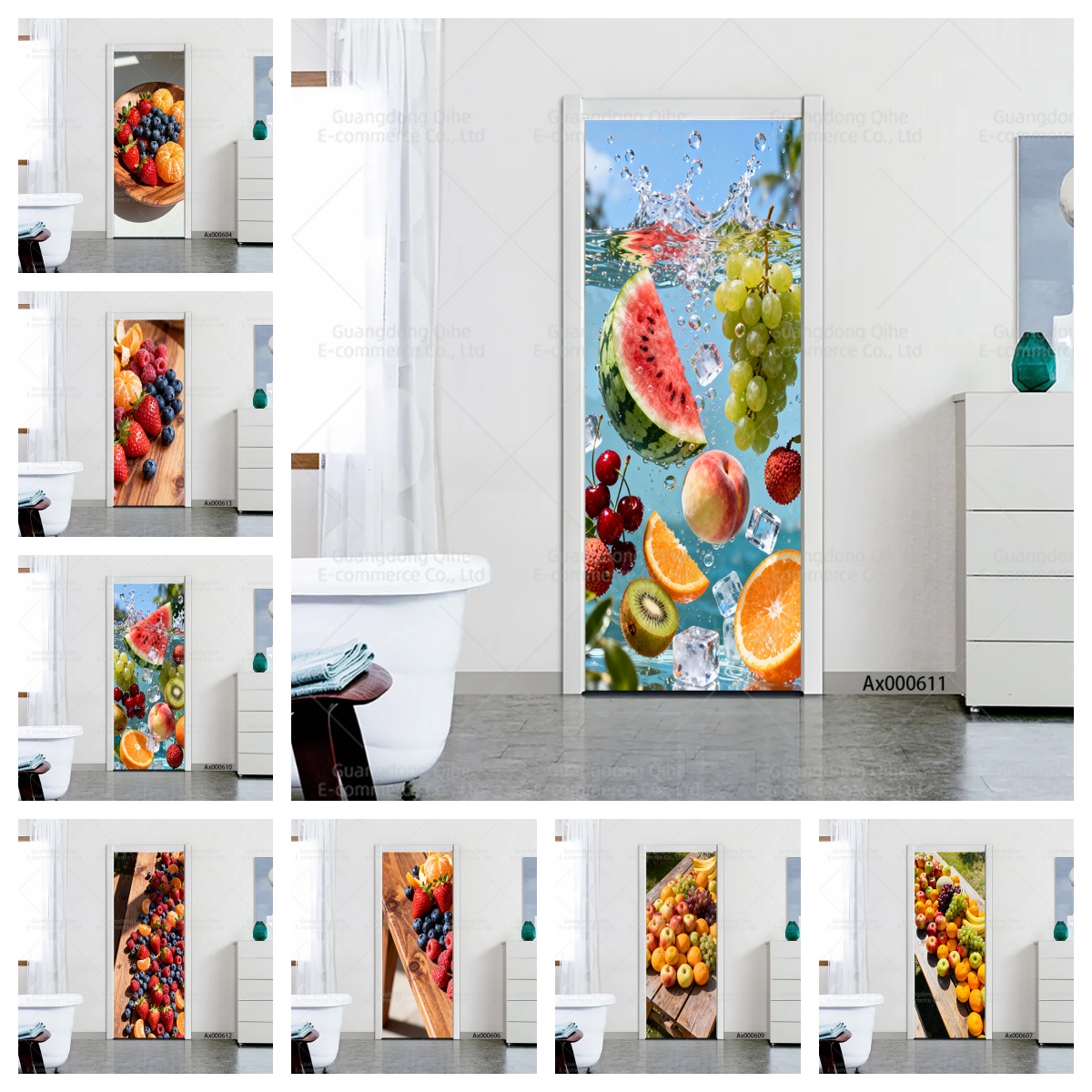 Bright Berry Mix Kitchen Door  - Full Cover Adhesive 리뷰 및 가격