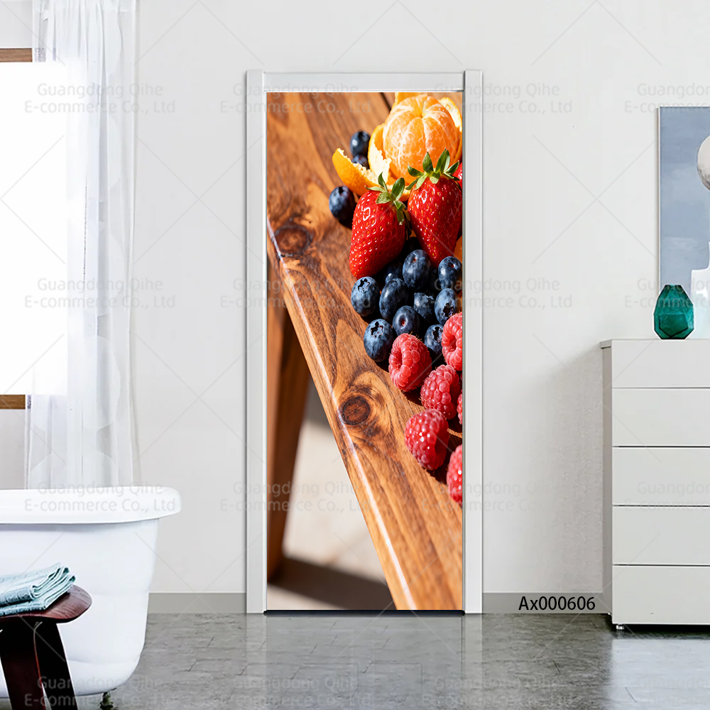 Bright Berry Mix Kitchen Door  - Full Cover Adhesive 리뷰 및 가격