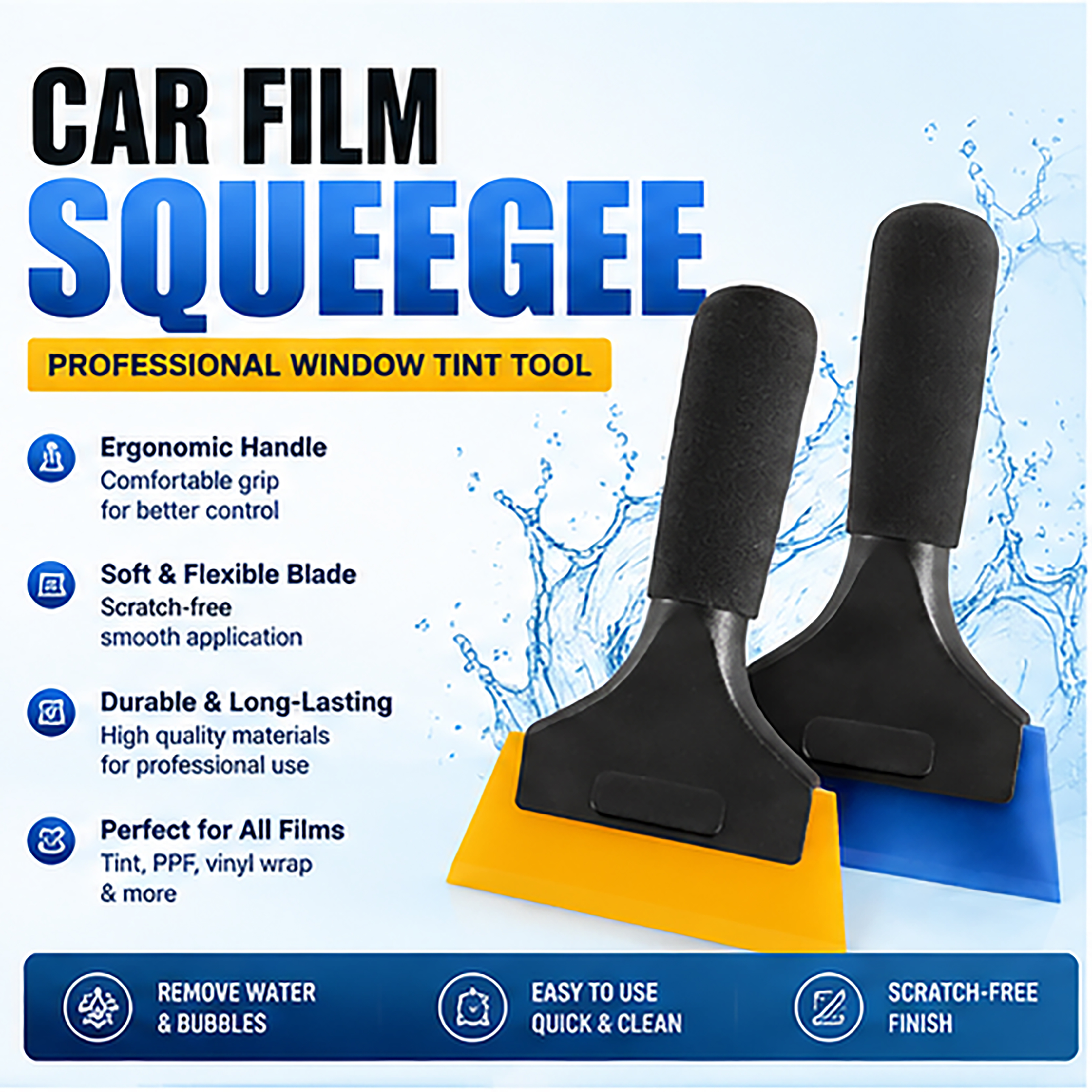 Car Anti Scratch Vinyl Wrap Sq - Air Bubble Remover 리뷰 및 가격