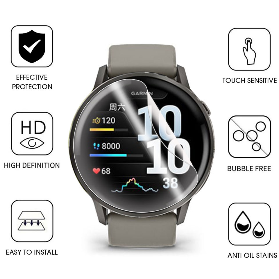 Soft Hydrogel Film For Garmin  - Hydrogel Screen Protector 리뷰 및 가격