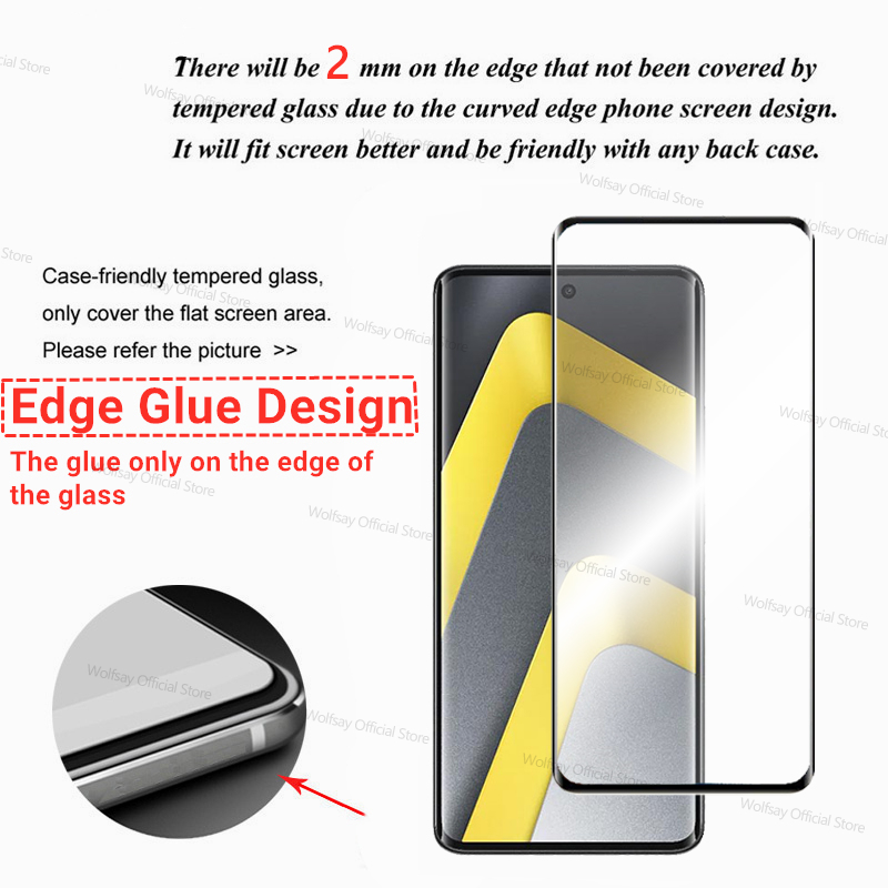 3/2/1 PCS 3D Curved Edge Glass - Curved Edge Screen 리뷰 및 가격