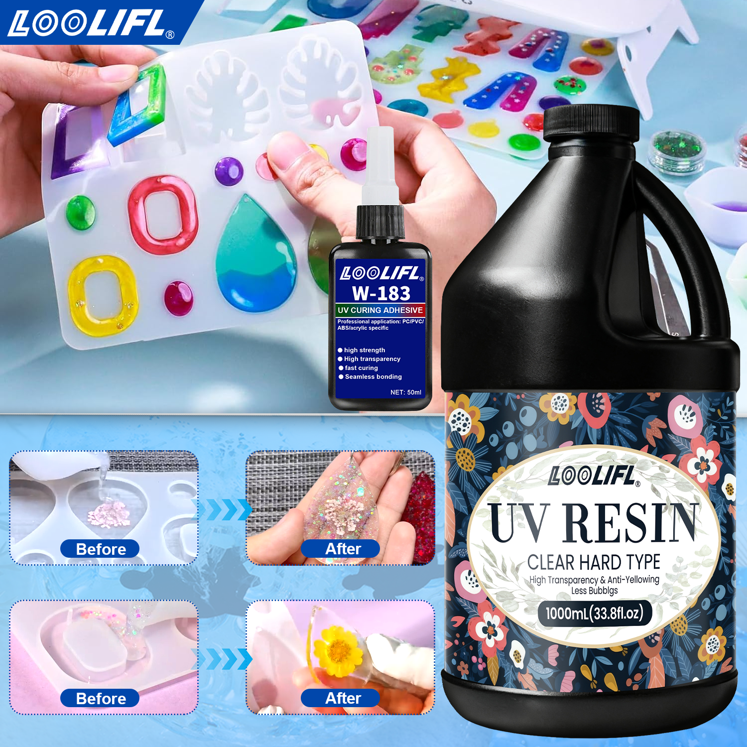 Hot Sell UV Hard Resin Adhesiv - Liquid Uv Glue Kit 리뷰 및 가격