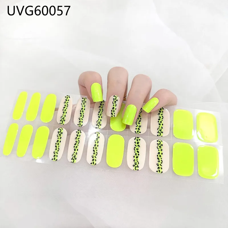 16/18/20Tips Gel Nail Stcikers - Full Cover Adhesive 리뷰 및 가격